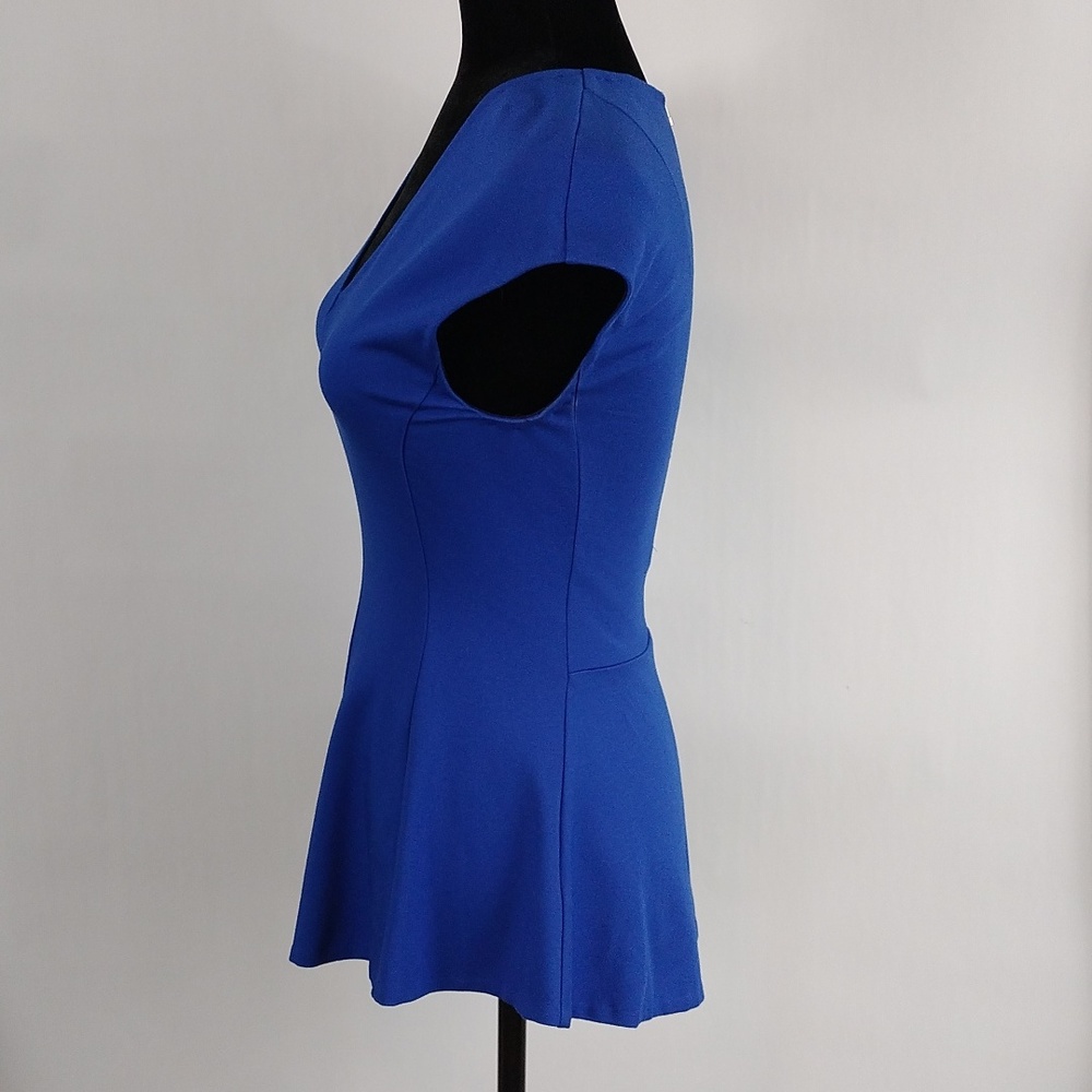 Aritzia Wilfred Blue Peplum Top - Picture 6 of 9